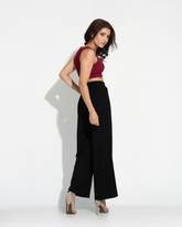 Odette Ribbed Wide Leg Pant